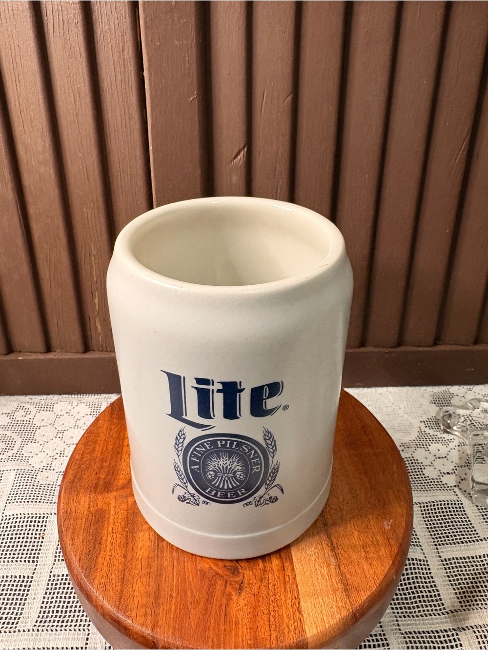 Vintage Ceramarte Miller Lite Beer Stein Mug